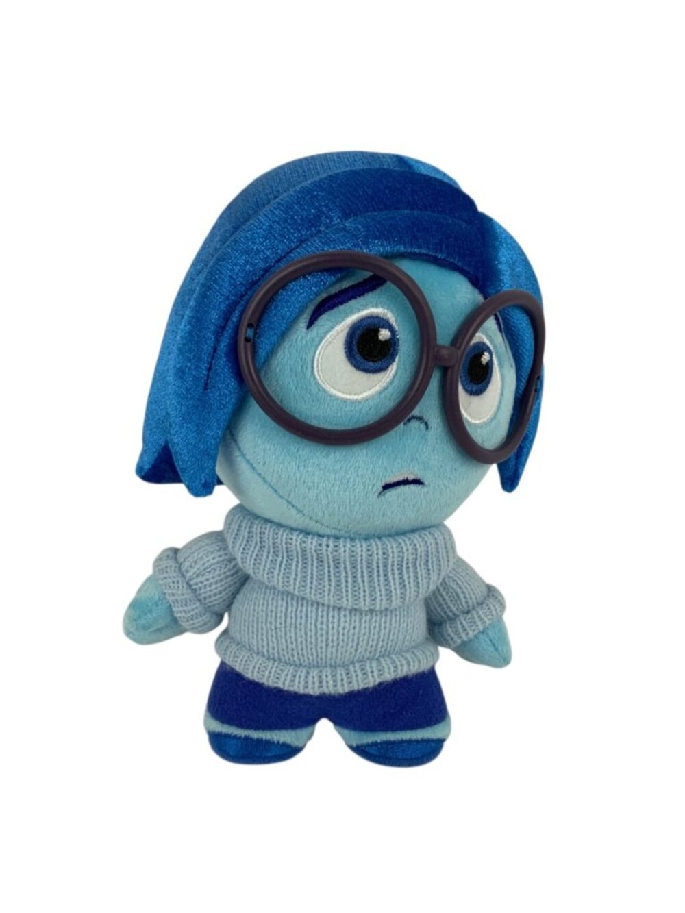 Disney Pixar Sadness Plush Toy 2015 Funko Inside Out Blue Character Collectible